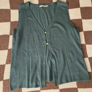 V-Neck Cutaway Sweater Vest from Abercrombie & Fitch